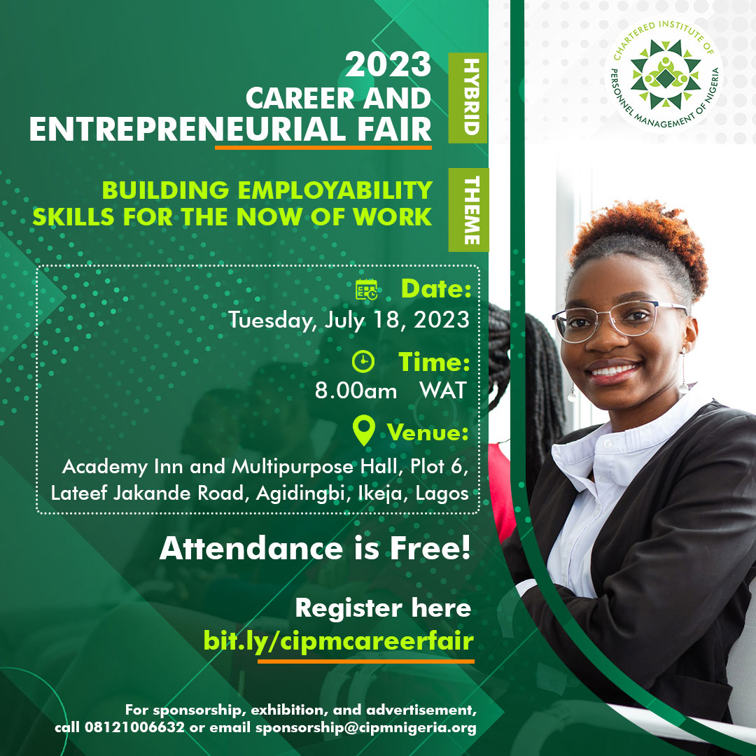 2023 Career & Entrepreneurial Fair - Cipm Nigeria