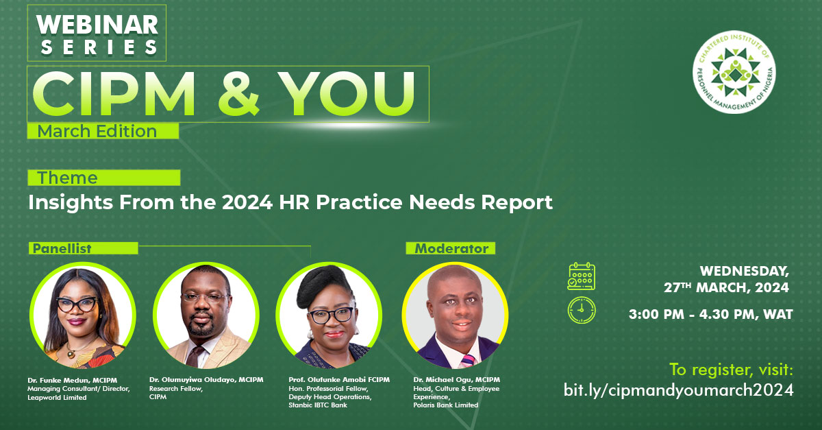 “CIPM & YOU” March Edition