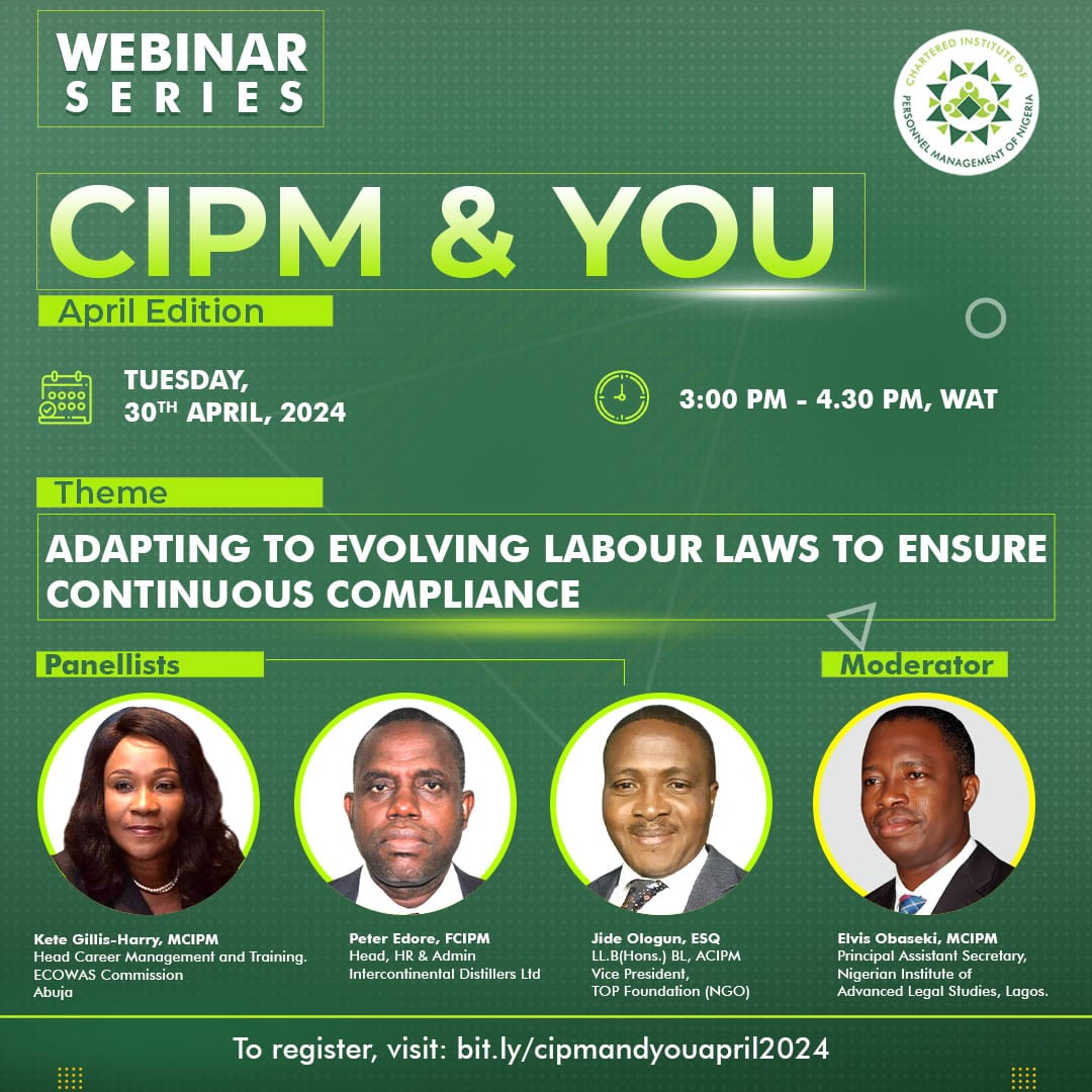“CIPM & YOU” APRIL Edition