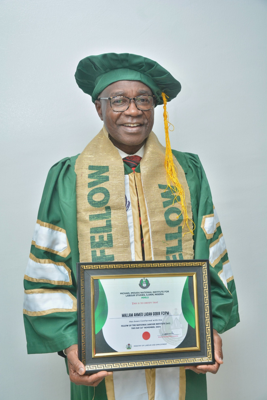 Mallam Ahmed Ladan Gobir Honoured with Prestigious Fellowship by MINILS