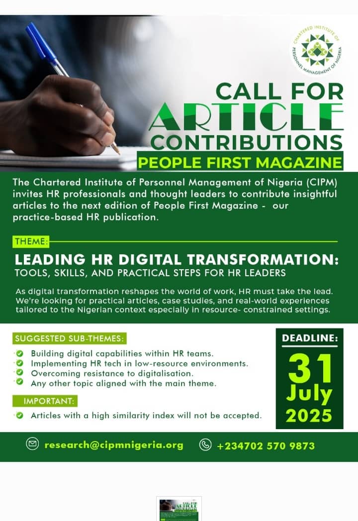 CALL FOR ARTICLES CONTRIBUTIONS